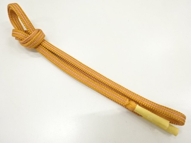JAPANESE KIMONO / UNUSED HAND-TIED OBIJIME